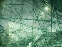 Actinolite in quartz