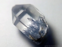 Dumortierite inclusions in quartz