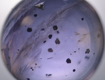 Hematite inclusions in iolite