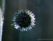 Hollandite in quartz