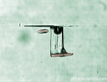 Two different types of inclusions in natural emerald from the Ural mountains