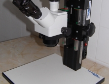MacroRail with microscope mounted