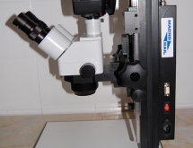MacroRail with microscope mounted