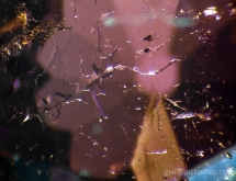 Trichites inclusions in tourmaline