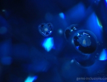 Inclusions in heat treated sapphire