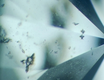 Zircon inclusions in sapphire